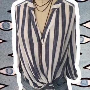 ❗️CLEARANCE❗️Striped long top